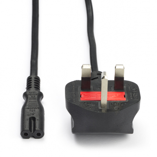Nedis C7 kabel | Nedis | 5 meter (Groot-Brittannië, Haaks) CEGL11140BK50 PCGP11140BK50 N010802051 - 1