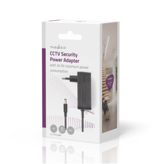 Nedis CCTV stroomadapter | Nedis (12 VDC, DC 5.5 x 2.1 mm) CCTVPA20BK N010408578 - 2