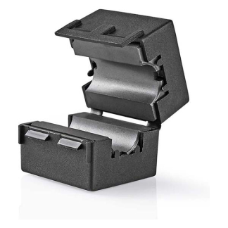 Nedis COAX ferriet ontstoringsfilter voor kabels tot 12 mm - Nedis CVVC48912BK N060302057 - 2