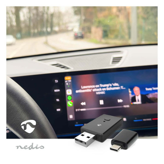 Nedis Carplay dongle | Nedis | Apple Carplay & Android Auto (USB A, USB C, Bluetooth) CKAA2400BK K050307032 - 3