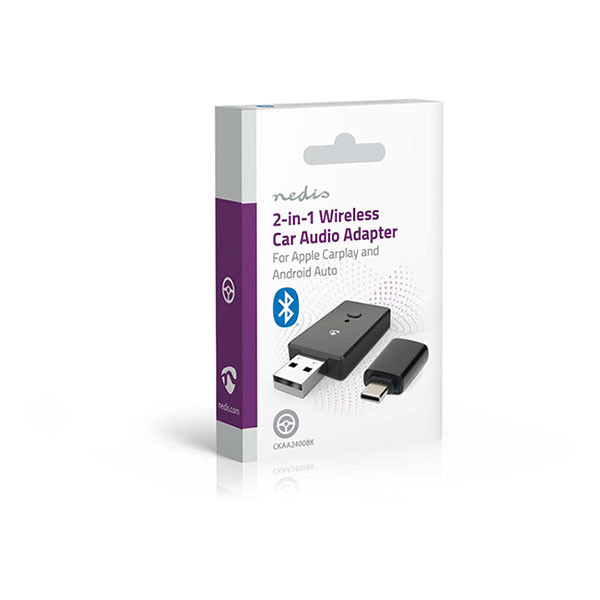 Nedis Carplay dongle | Nedis | Apple Carplay & Android Auto (USB A, USB C, Bluetooth) CKAA2400BK K050307032 - 2
