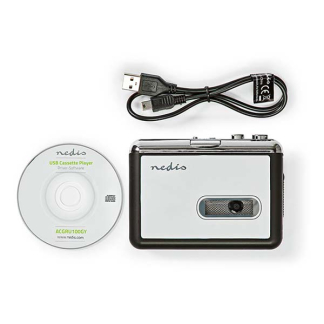 Nedis Cassette naar MP3 converter - Nedis (USB) ACGRU100GY N070401004 - 