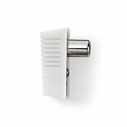 Nedis Coax connectoren - Nedis - 2 stuks (Haaks, Mannelijk) CSGP40900WT N060302058 Nedis Coax connectoren - Nedis - 2 stuks (Haaks, Mannelijk) CSGP40900WT N060302058