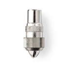 Nedis Coax connectoren - Nedis - 2 stuks (Mannelijk, Metaal) CSGP40902ME N060302059 Nedis Coax connectoren - Nedis - 2 stuks (Mannelijk, Metaal) CSGP40902ME N060302059