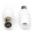 Nedis Coax connectoren - Nedis - 2 stuks (Vrouwelijk) CSGP40923WT N060302062 Nedis Coax connectoren - Nedis - 2 stuks (Vrouwelijk) CSGP40923WT N060302062