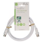 Nedis Coax kabel - Nedis - 1.5 meter (Analoog, Wit) CSGL40000WT15 CSGP40000WT15 N010408001 - 3