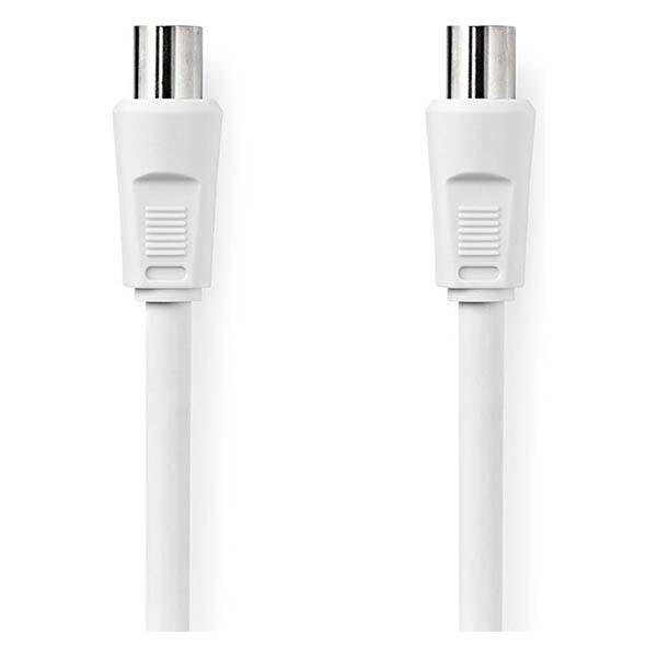 Nedis Coax kabel - Nedis - 1.5 meter (Analoog, Wit) CSGL40000WT15 CSGP40000WT15 N010408001 - 2