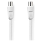 Nedis Coax kabel - Nedis - 1.5 meter (Analoog, Wit) CSGL40000WT15 CSGP40000WT15 N010408001 - 2