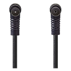 Nedis Coax kabel - Nedis - 1.5 meter (Digitaal, Haaks, 120 dB, Zwart) CSGL40120BK15 CSGP40120BK15 N010408205 - 2