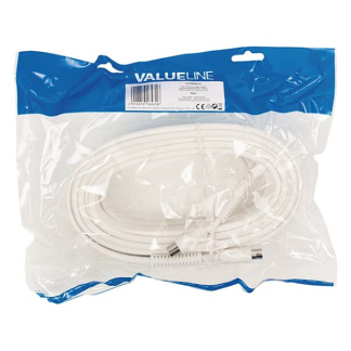 Nedis Coax kabel - Nedis - 15 meter (Digitaal, 120 dB, Wit) CSGL40020WT150 CSGP40020WT150 N010408106 - 3