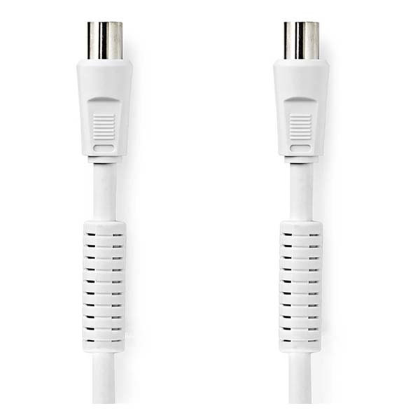 Nedis Coax kabel - Nedis - 1 meter (Digitaal, 120 dB, Wit) CSGL40020WT10 CSGP40020WT10 N010408100 - 3
