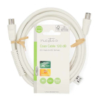 Nedis Coax kabel - Nedis - 2 meter (Digitaal, 120 dB, Wit) CSGL40020WT20 CSGP40020WT20 N010408102 - 3