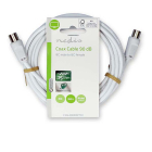 Nedis Coax kabel - Nedis - 3 meter (Analoog, Wit) CSGL40000WT30 CSGP40000WT30 N010408003 - 3