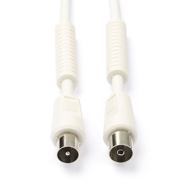 Nedis Coax kabel - Nedis - 3 meter (Digitaal, 100 dB, Wit) CSGP40010WT30 N010408063 - 1