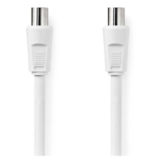 Nedis Coax kabel - Nedis - 5 meter (Analoog, Wit) CSGL40000WT50 CSGP40000WT50 N010408004 - 2