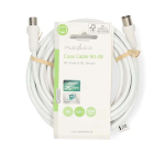 Nedis Coax kabel - Nedis - 5 meter (Analoog, Wit) CSGL40000WT50 CSGP40000WT50 N010408004 - 3