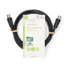 Nedis Coax kabel mannelijk - Nedis - 1.5 meter (Analoog, Zwart) CSGL40200BK15 CSGP40200BK15 N010408251 - 4