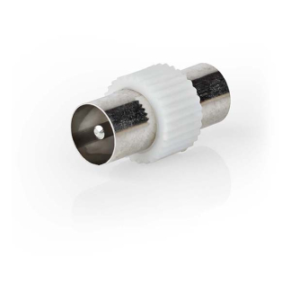Nedis Coax koppelstuk mannelijk - mannelijk - Nedis (Wit) CSGB40940WT CSGP40940WT N060302052 - 3