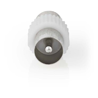 Nedis Coax koppelstuk mannelijk - mannelijk - Nedis (Wit) CSGB40940WT CSGP40940WT N060302052 - 2