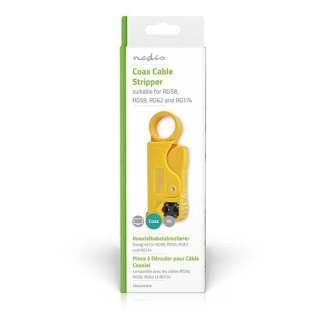 Nedis Coax striptang | Nedis (RG58, RG59, RG62, RG7) CSGG49510YE K101302025 - 8