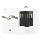 Nedis Composiet AV kabel | Nedis | 2 meter (3x tulp naar 3x tulp, 480p, Verguld) CVTB24300GY20 K010401006 - 8