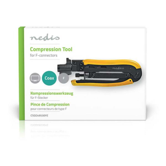 Nedis Compressietang | Nedis (F-connector) CSGG49530YE K101302022 - 5