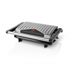 Nedis Contactgrill | Nedis | 23 x 14.5 centimeter (750W, Anti-aanbaklaag, Aluminium) KAGR110SR K170108057 Nedis Contactgrill | Nedis | 23 x 14.5 centimeter (750W, Anti-aanbaklaag, Aluminium) KAGR110SR K170108057