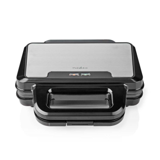 Nedis Contactgrill | Nedis | 26.8 x 14.5 centimeter (900W, Anti-aanbaklaag, Aluminium) KASG100FBK K170108148 - 2