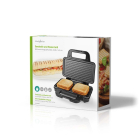 Nedis Contactgrill | Nedis | 26.8 x 14.5 centimeter (900W, Anti-aanbaklaag, Aluminium) KASG100FBK K170108148 - 5