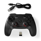 Nedis Controller pc | Nedis (Draadloos, USB, D-pad, 11 knoppen) GGPDW110BK K101504015