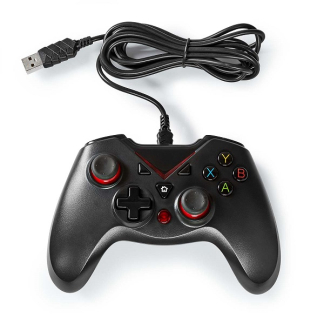 Nedis Controller pc | Nedis (USB, D-pad, 12 knoppen) GGPD110BK K101504014 - 