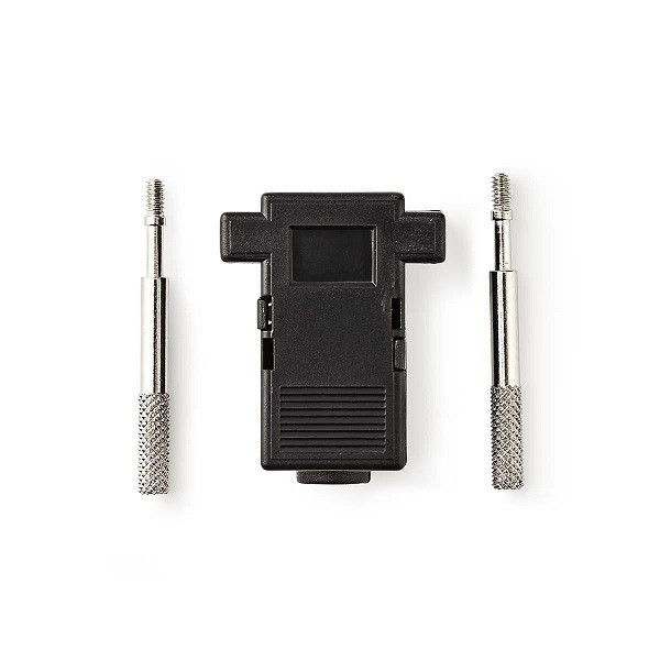 Nedis D-Sub Connector | Geschikt voor D-Sub 9-pins | Zwart CCGB52890BK CCGP52890BK K170406240 - 1