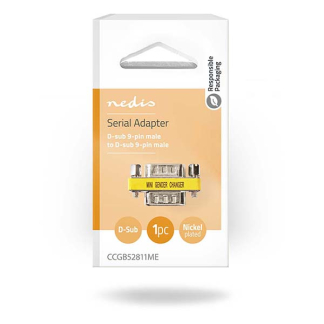 Nedis D-sub 9-pins adapter - Nedis (mannelijk naar mannelijk) CCGB52811ME CCGP52811ME N050509005 - 4