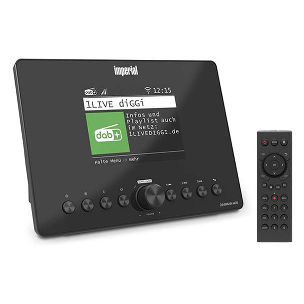 Nedis DAB+ radio | Nedis (Internet, FM, AM, Wifi, LAN, Bluetooth, Micro SD, USB C) DABMANI430BK K105005318 - 1
