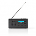 Nedis DAB+ radio (3W, Alarmklok, Zwart) RDDB1500BK K070501178 Nedis DAB+ radio (3W, Alarmklok, Zwart) RDDB1500BK K070501178