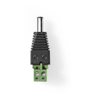 Nedis DC connector met aansluitblok - Nedis (mannelijk) CCTVCM11BK5 N060304002 - 2
