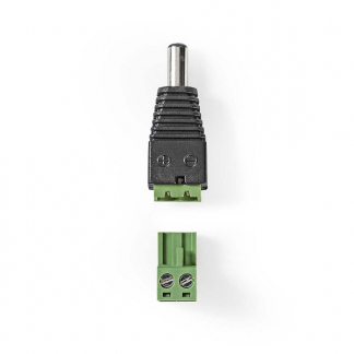 Nedis DC connector met aansluitblok - Nedis (mannelijk) CCTVCM11BK5 N060304002 - 