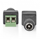Nedis DC connector met aansluitblok - Nedis (vrouwelijk) CCTVCF11BK5 N060304000 Nedis DC connector met aansluitblok - Nedis (vrouwelijk) CCTVCF11BK5 N060304000