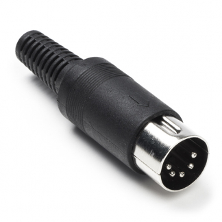 Nedis DIN connector | Nedis (5-pin, Mannelijk, Zwart) CAVC20900BK N060205001 - 