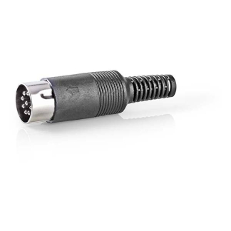 Nedis DIN connector | Nedis (6-pin, Mannelijk, Zwart) CAVC20903BK N060205003 - 2