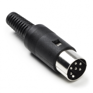 Nedis DIN connector | Nedis (6-pin, Mannelijk, Zwart) CAVC20903BK N060205003 - 