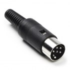 Nedis DIN connector | Nedis (6-pin, Mannelijk, Zwart) CAVC20903BK N060205003