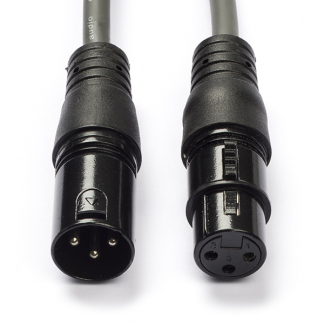 Nedis DMX kabel (m/v) | Nedis | 10 meter (Digitaal, 110 Ohm, 3-pin) COTG15012GY100 N010307012 - 1