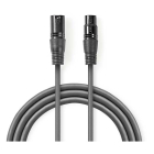 DMX kabel (m/v) | Nedis | 10 meter (Digitaal, 110 Ohm, 3-pin)