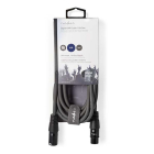 Nedis DMX kabel (m/v) | Nedis | 3 meter (Digitaal, 110 Ohm, 3-pin) COTH15012GY30 N010307010 - 3