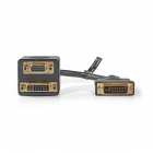 Nedis DVI-I (24+4+1 pin) mannelijk naar DVI-I (24+4+1 pin) + VGA vrouwelijk splitterkabel 0.2 meter CCGP32953BK02 N030406015 Nedis DVI-I (24+4+1 pin) mannelijk naar DVI-I (24+4+1 pin) + VGA vrouwelijk splitterkabel 0.2 meter CCGP32953BK02 N030406015
