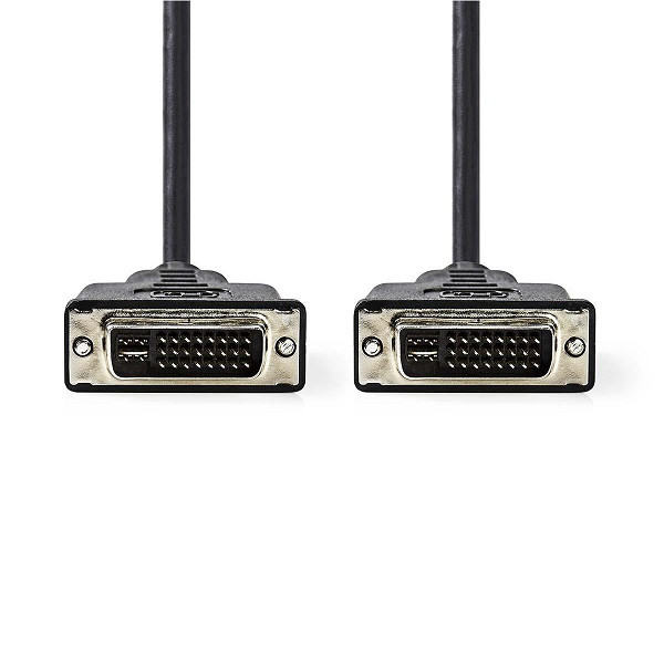 Nedis DVI-I kabel | Nedis | 2 meter (Dual Link, 100% koper, Zwart) CCGL32050BK20 CCGP32050BK20 N010406100 - 1