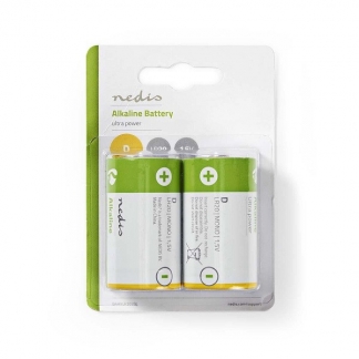 Nedis D LR20 batterij - Nedis - 2 stuks (Alkaline, 1.5 V) BAAKLR202BL N105005014 - 1