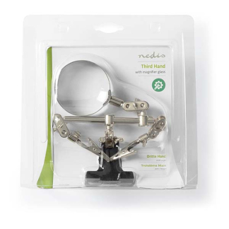 Nedis Derde hand met vergrootglas | Nedis (Verstelbaar) HETH110BK K100906062 - 4
