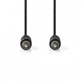 Nedis Digitaal Coaxiaal (SPDIF) kabel | Nedis | 1 meter (Zwart) CAGL24170BK10 CAGP24170BK10 N010303000 - 1